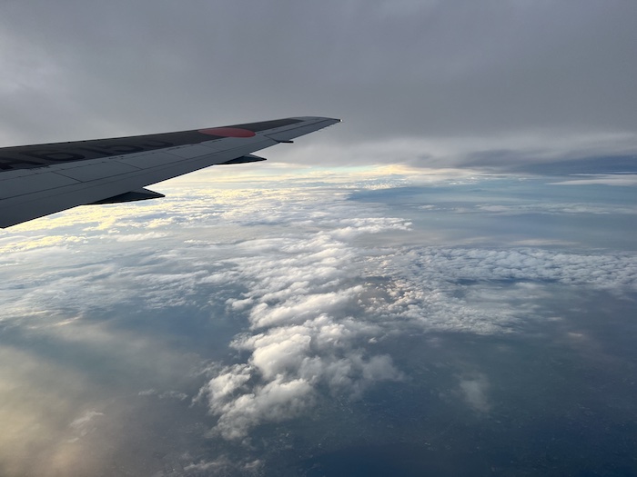 飛行機からの眺め