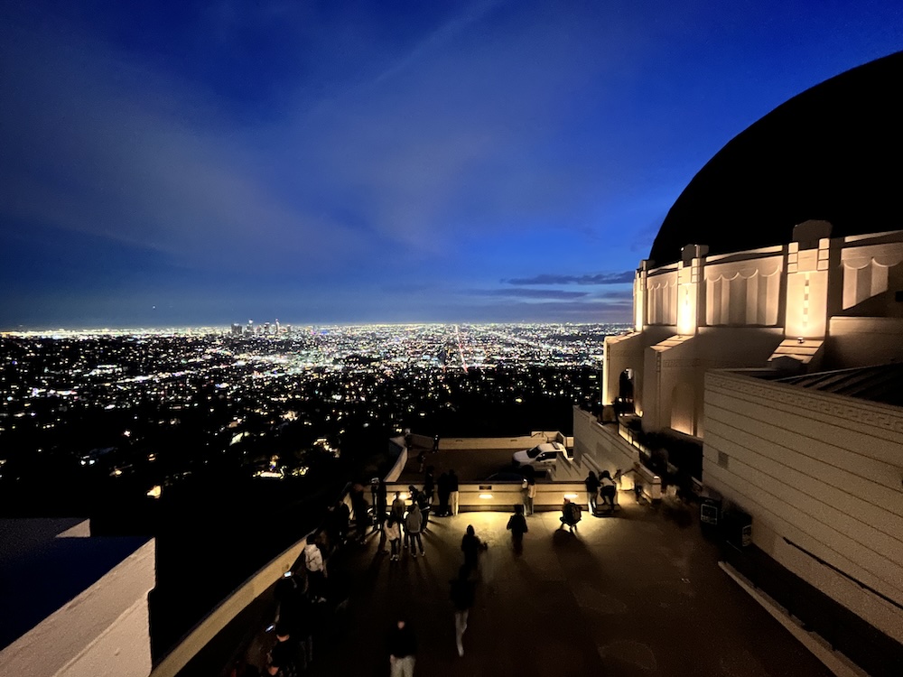 グリフィス天文台　夜景