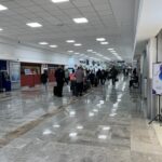 メキシコシティ国際空港　コインロッカー前