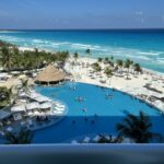 カンクン　ルブランカンクンから見た海