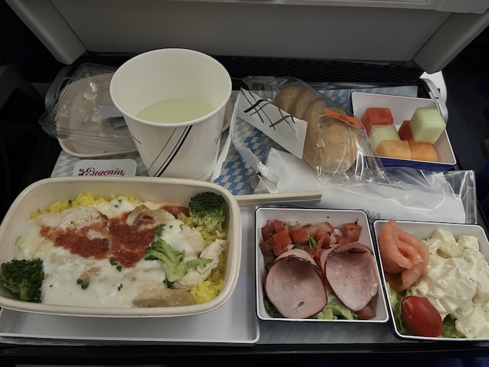 ANA B787 エコノミー 機内食