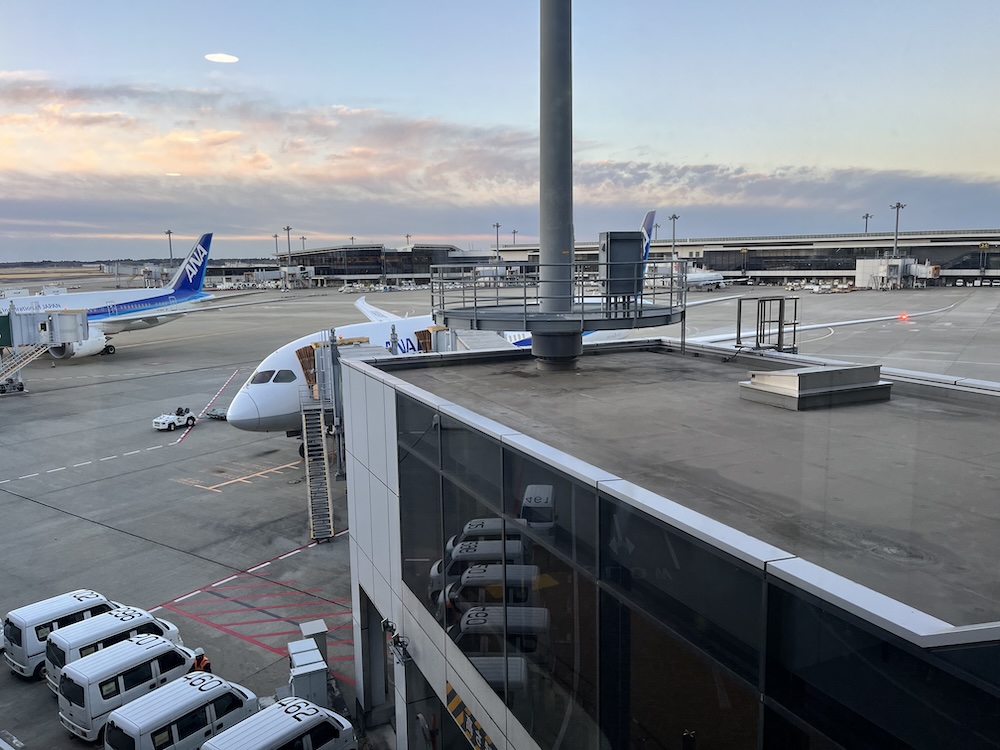 ANA B787 成田空港