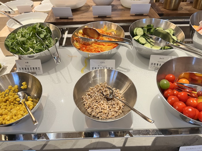 長崎マリオット　朝食　サラダ