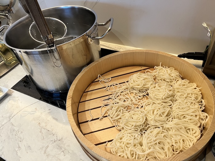 長崎マリオット　朝食　五島うどん