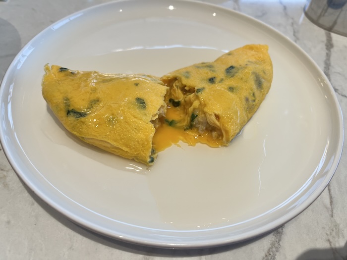 長崎マリオット　朝食　オムレツ