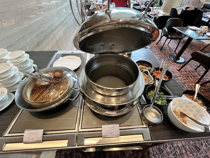 シェラトンタワーズシンガポール　朝食　お粥