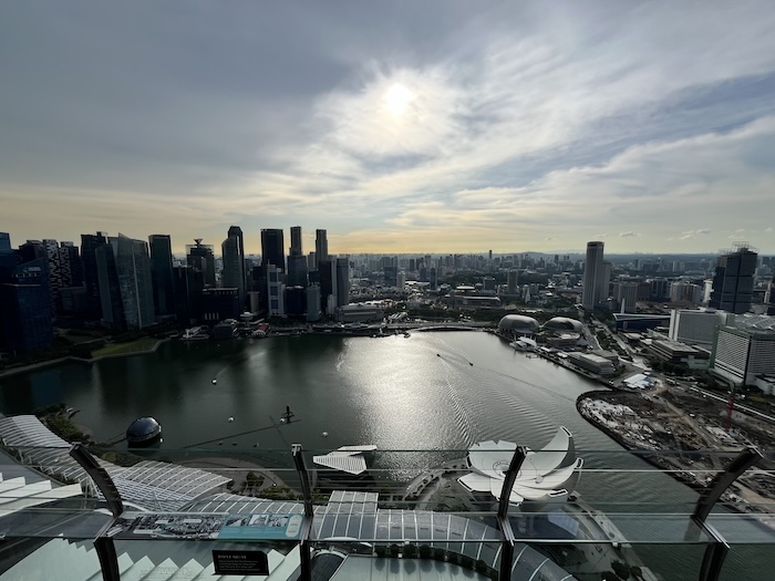 SkyPark Observation Deck マリーナ湾の眺め