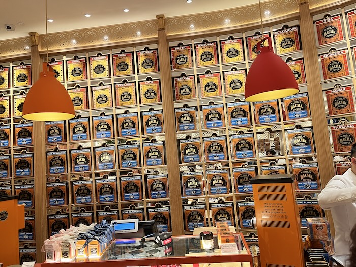 Bacha coffee シンガポール コーヒー豆量り売り