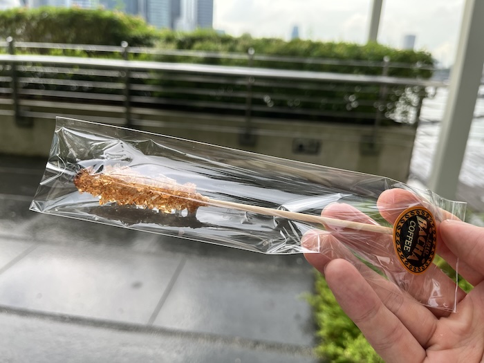 Bacha coffee シンガポール 砂糖棒