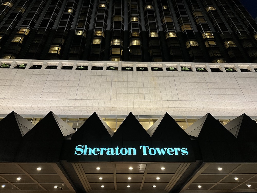 シェラトンタワーズシンガポール　入口