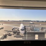 羽田空港南ウィング　サクララウンジからの眺め