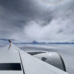 A350　JAL　雲の上